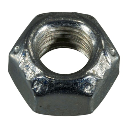 Standard Hex Top Lock Lock Nut, 5/16-24, Steel, Grade 2, Zinc Plated, 12 PK